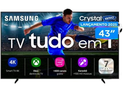 Smart TV 43 Samsung 4K Crystal UN43U8600FGXZD UHD Tizen Bixby 3 HDMI